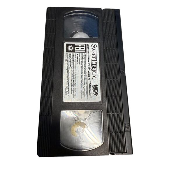 Sweet Liberty (VHS, 1986) American Comedy Alan Alda, Michael Caine - Picture 7 of 9